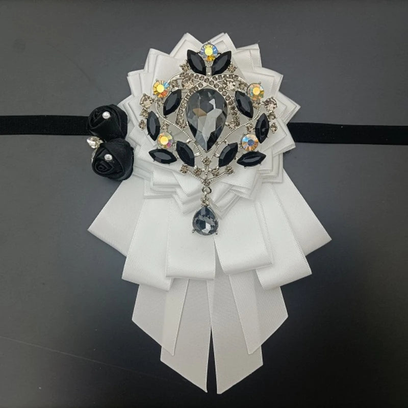 Luxury Bow Tie for Men's Original Design Handmade Jewelry High-end Mens Formal Wear Suit Shirt Accessories Wedding Collar Flower