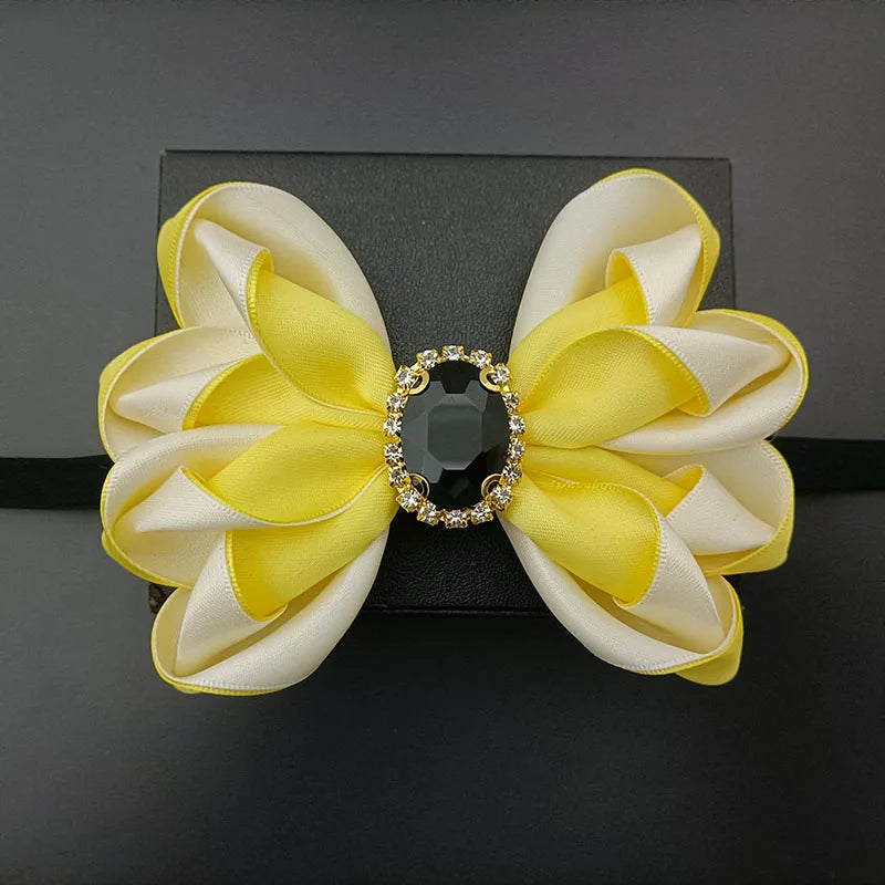 Original Design Bow Tie Set Luxury High-end Men's Dress Shirt Accessories Collar Flower Corsage Wedding Bowtie Pocket Towel Sets