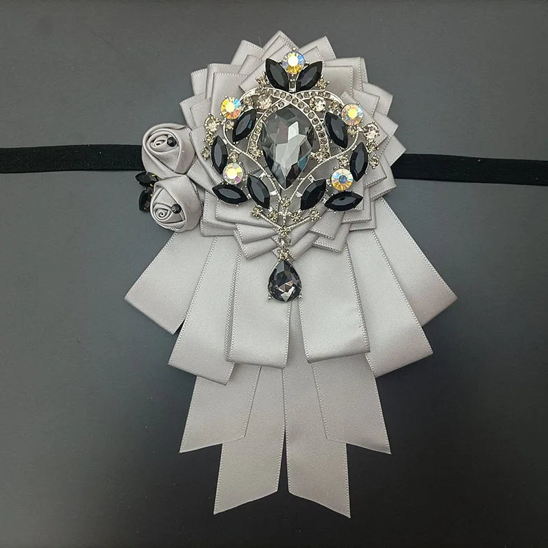 Luxury Bow Tie for Men's Original Design Handmade Jewelry High-end Mens Formal Wear Suit Shirt Accessories Wedding Collar Flower