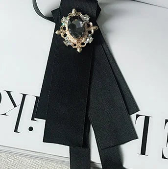 Men's Women's Tie Suit Formal High-end Fashion Jacket Collar Flower School Uniform Bow Adjustable Design