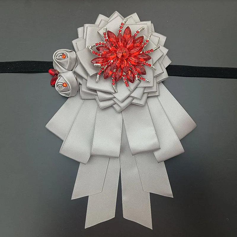 Luxury Bow Tie for Men's Original Design Handmade Jewelry High-end Mens Formal Wear Suit Shirt Accessories Wedding Collar Flower