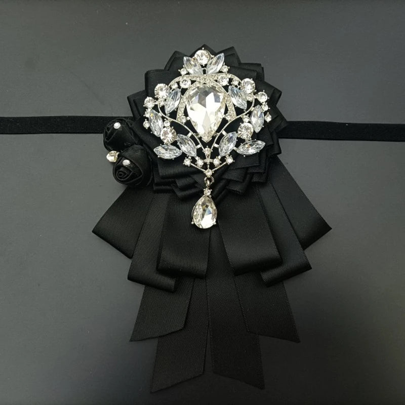 Luxury Bow Tie for Men's Original Design Handmade Jewelry High-end Mens Formal Wear Suit Shirt Accessories Wedding Collar Flower