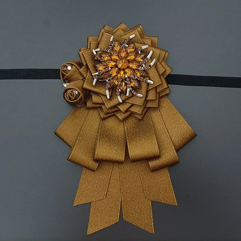 Luxury Bow Tie for Men's Original Design Handmade Jewelry High-end Mens Formal Wear Suit Shirt Accessories Wedding Collar Flower