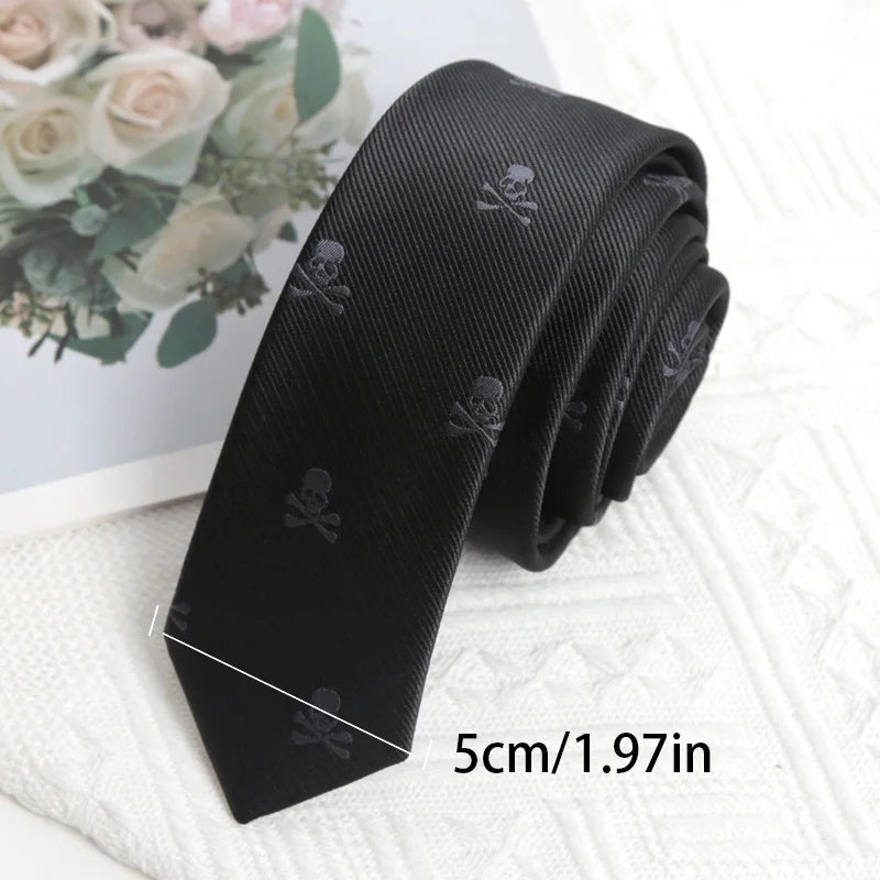 Mens Casual Slim Tie Fashion 6CM Necktie Black Stripes Floral Plaid Solid Ties for Man Neck Tie for Wedding Party Accessories