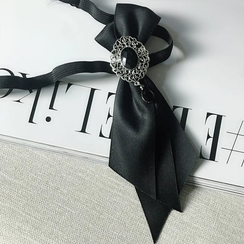 Men's Women's Tie Suit Formal High-end Fashion Jacket Collar Flower School Uniform Bow Adjustable Design