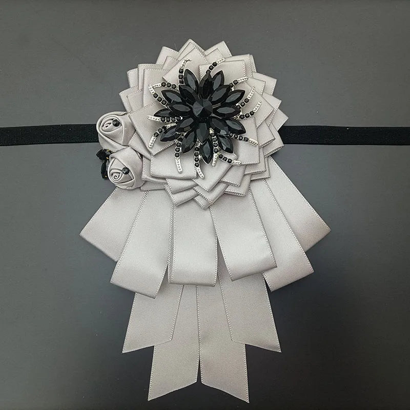 Luxury Bow Tie for Men's Original Design Handmade Jewelry High-end Mens Formal Wear Suit Shirt Accessories Wedding Collar Flower