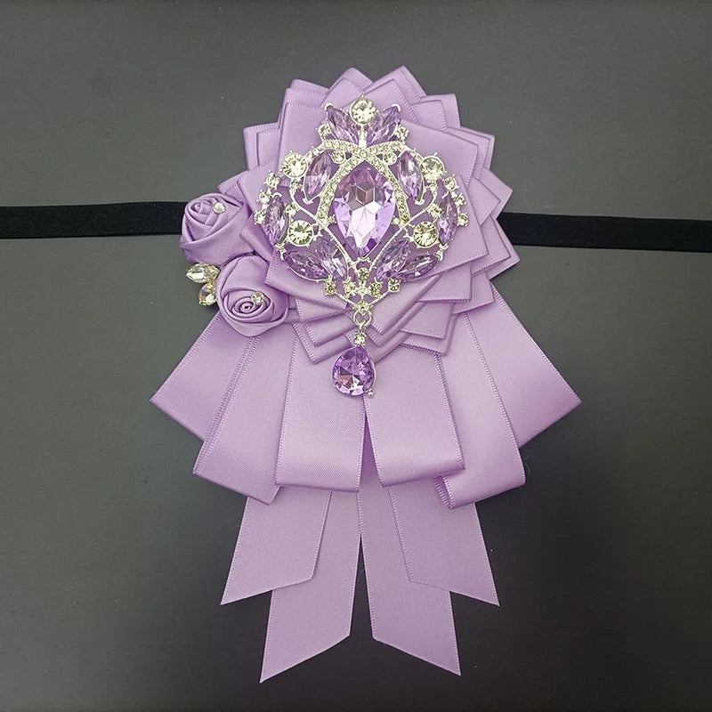 Luxury Bow Tie for Men's Original Design Handmade Jewelry High-end Mens Formal Wear Suit Shirt Accessories Wedding Collar Flower