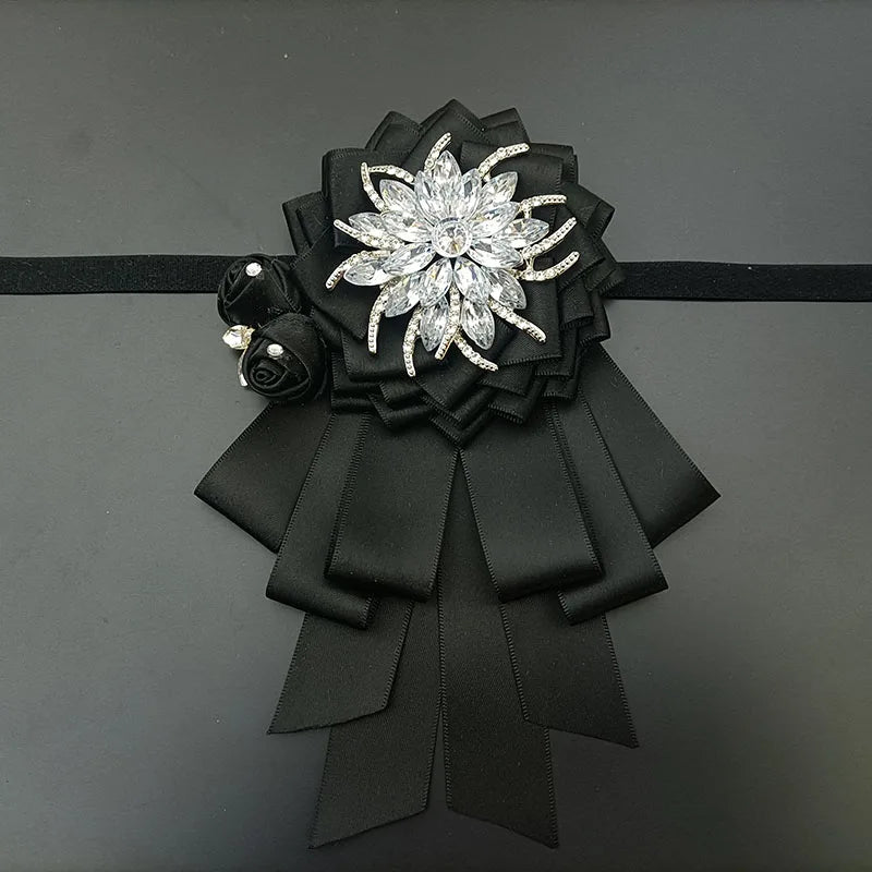 Luxury Bow Tie for Men's Original Design Handmade Jewelry High-end Mens Formal Wear Suit Shirt Accessories Wedding Collar Flower