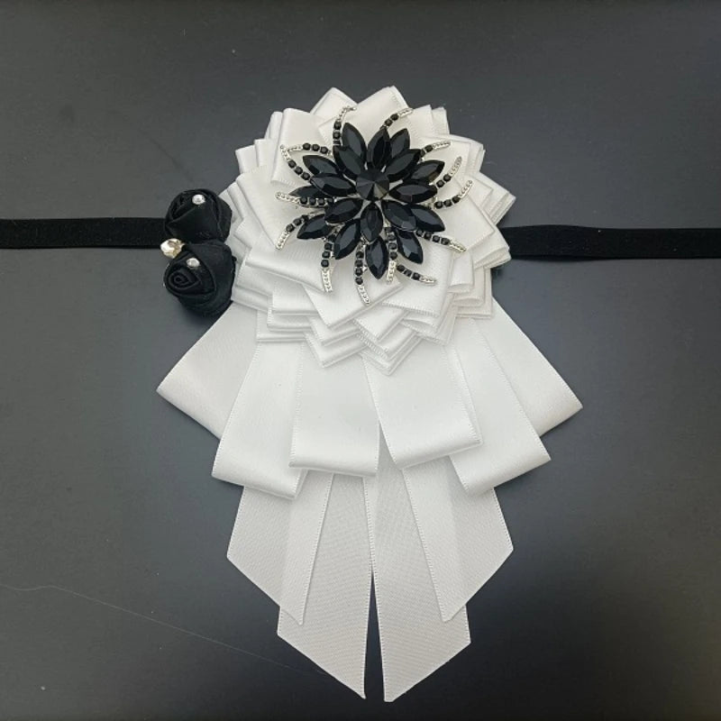 Luxury Bow Tie for Men's Original Design Handmade Jewelry High-end Mens Formal Wear Suit Shirt Accessories Wedding Collar Flower