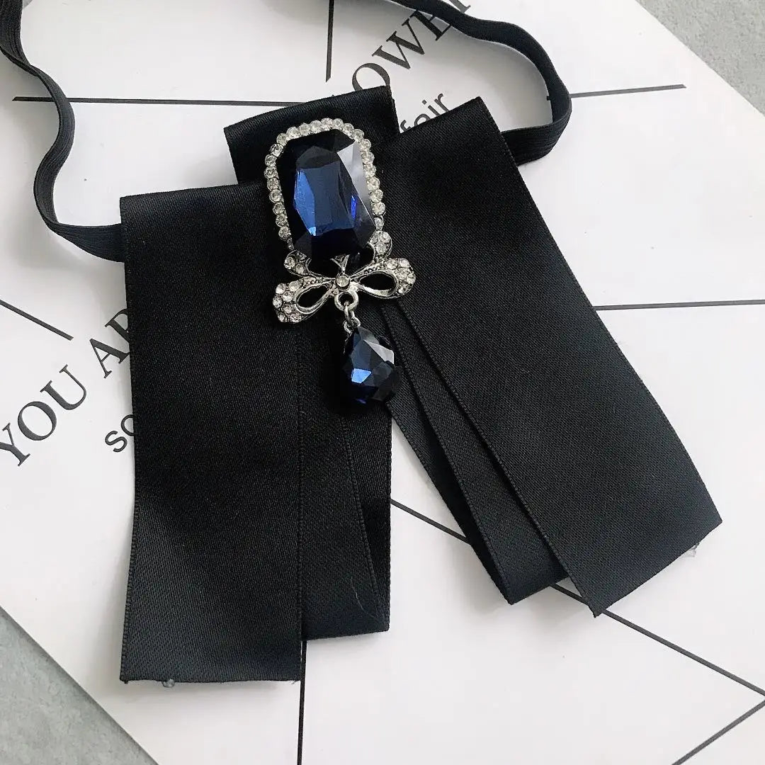 Men's Women's Tie Suit Formal High-end Fashion Jacket Collar Flower School Uniform Bow Adjustable Design