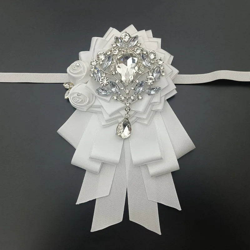 Luxury Bow Tie for Men's Original Design Handmade Jewelry High-end Mens Formal Wear Suit Shirt Accessories Wedding Collar Flower