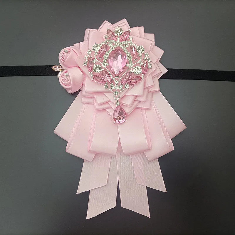Luxury Bow Tie for Men's Original Design Handmade Jewelry High-end Mens Formal Wear Suit Shirt Accessories Wedding Collar Flower
