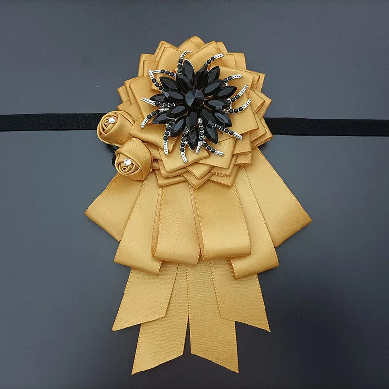 Luxury Bow Tie for Men's Original Design Handmade Jewelry High-end Mens Formal Wear Suit Shirt Accessories Wedding Collar Flower