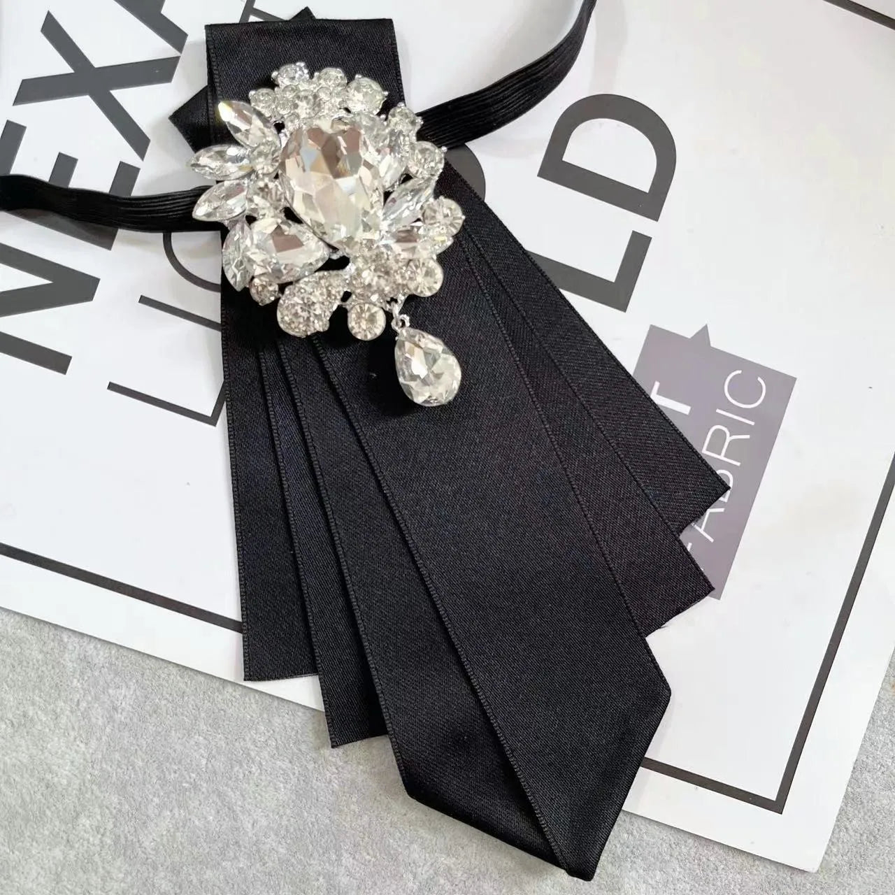 Men's Women's Tie Suit Formal High-end Fashion Jacket Collar Flower School Uniform Bow Adjustable Design